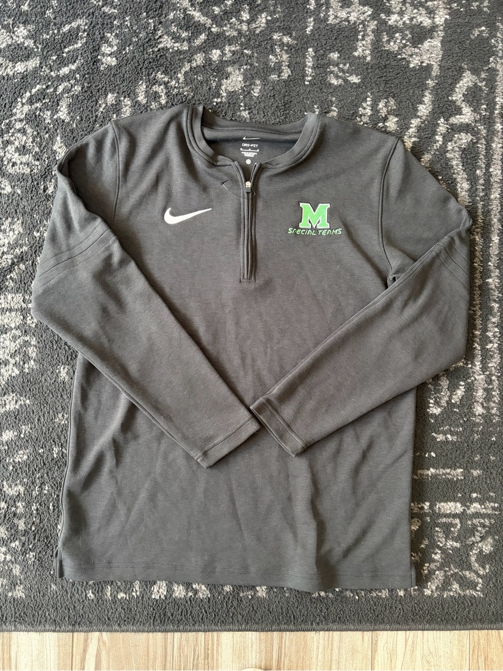 Nike Marshall Thundering Herd Football Special Teams Quarter Zip